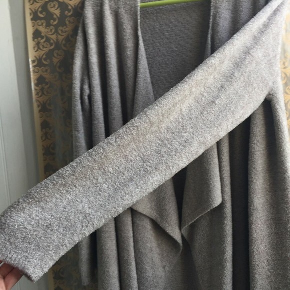 Barefoot Dreams CozyChic Lite Calypso Waterfall Open Cardigan - Size 1X Plus - Picture 8 of 11